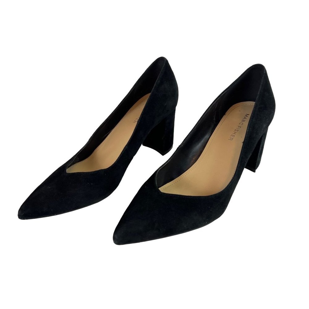 MARC FISHER Womens Size 8 1/2 Black Pump Heels